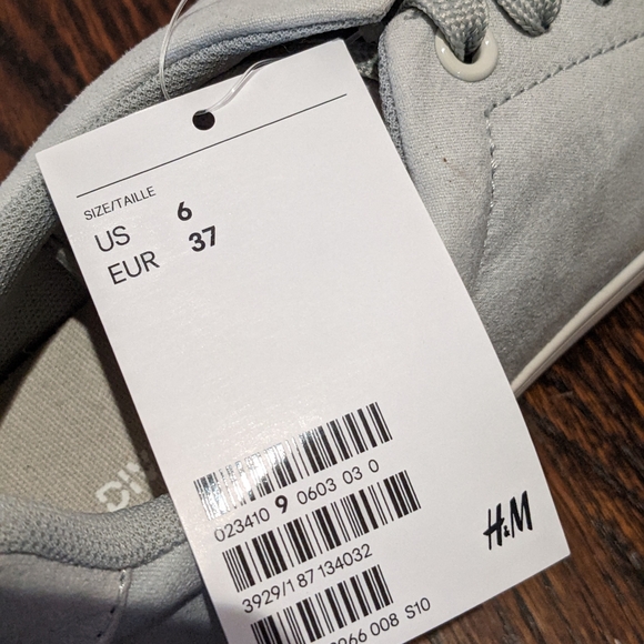 H&M - suede sneakers mint green euc - Picture 9 of 10